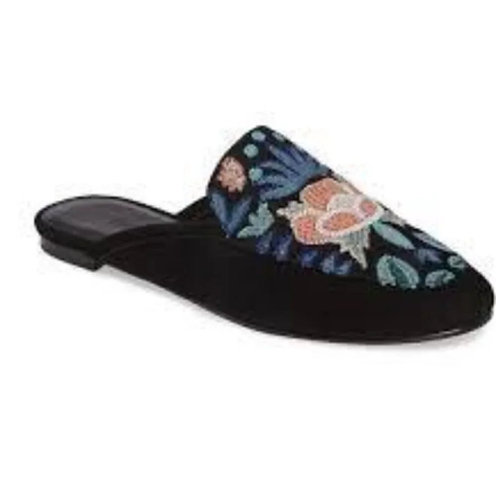 Rebecca Minkoff raylee embroidered loafers 7.5 - Picture 2 of 12